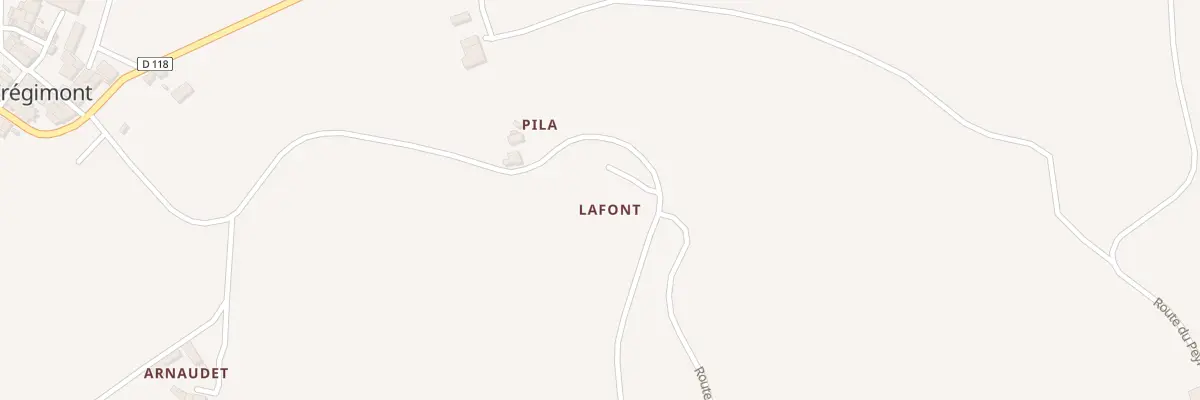 Plan du 590 Rte de la Masse à Frégimont