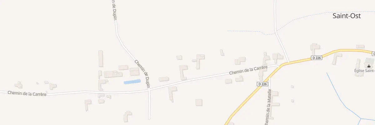 Plan du 5027 Aux Michels à Saint-Ost