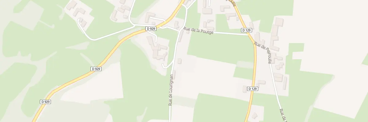 Plan du 85 Rue de Lourignan à Monlong