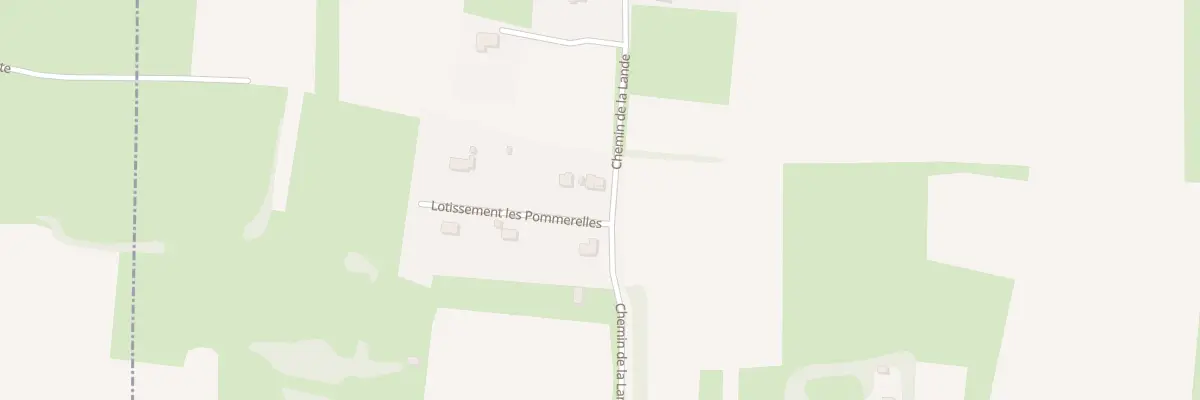 Plan du 1 Lot Les Pommerelles à Anères