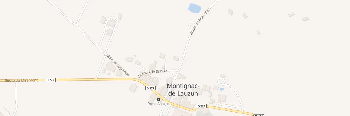 Plan du 9991 Le Bourg Nord à Montignac-de-Lauzun
