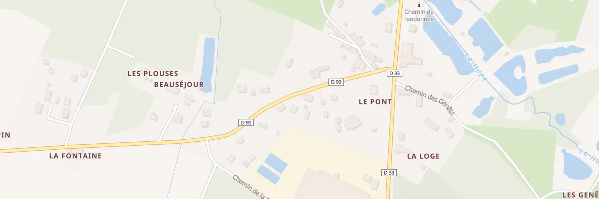 Plan du 7 Rte de Challes à Val-de-la-Hune