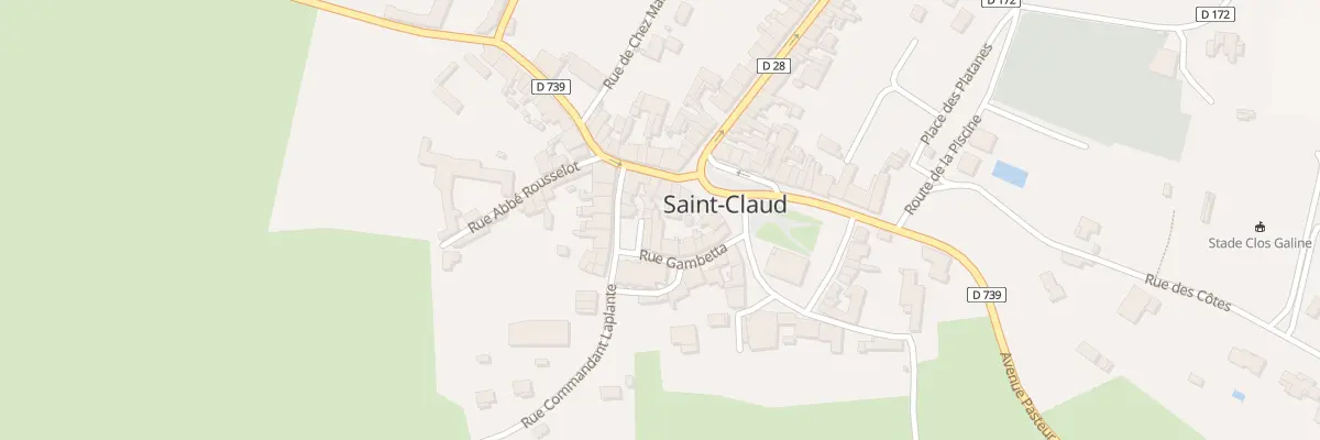 Plan du 3 Rue Victor Hugo à Saint-Claud
