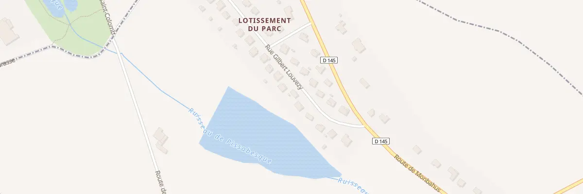 Plan du 145 Rue Gilbert Louvezy à Saint-Colomb-de-Lauzun