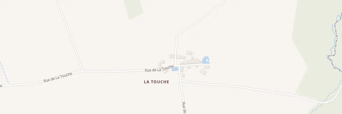 Plan du 5003 La Touche à Avon-les-Roches