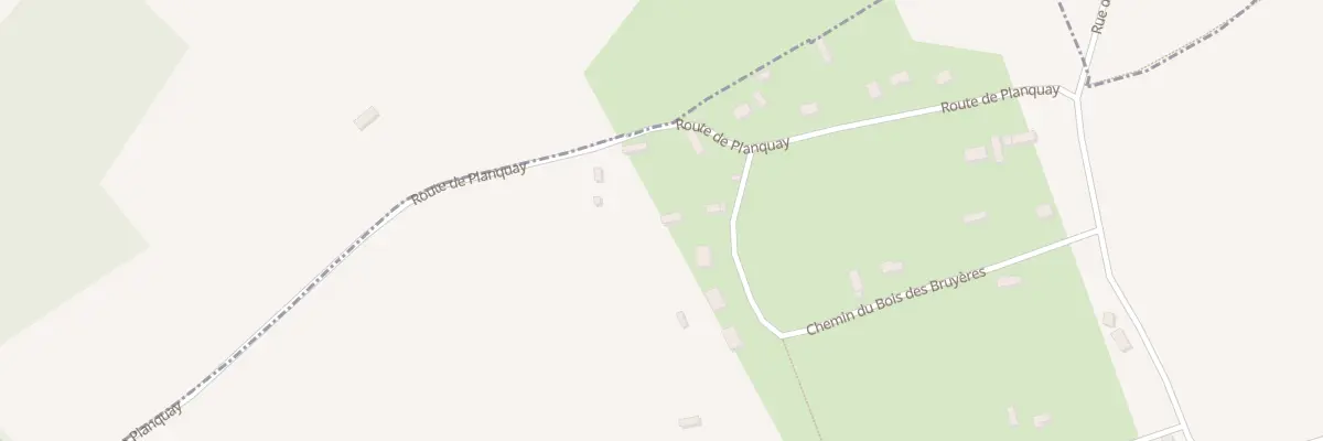 Plan du 1 Che du Bois des Bruyeres à Saint-Vincent-du-Boulay