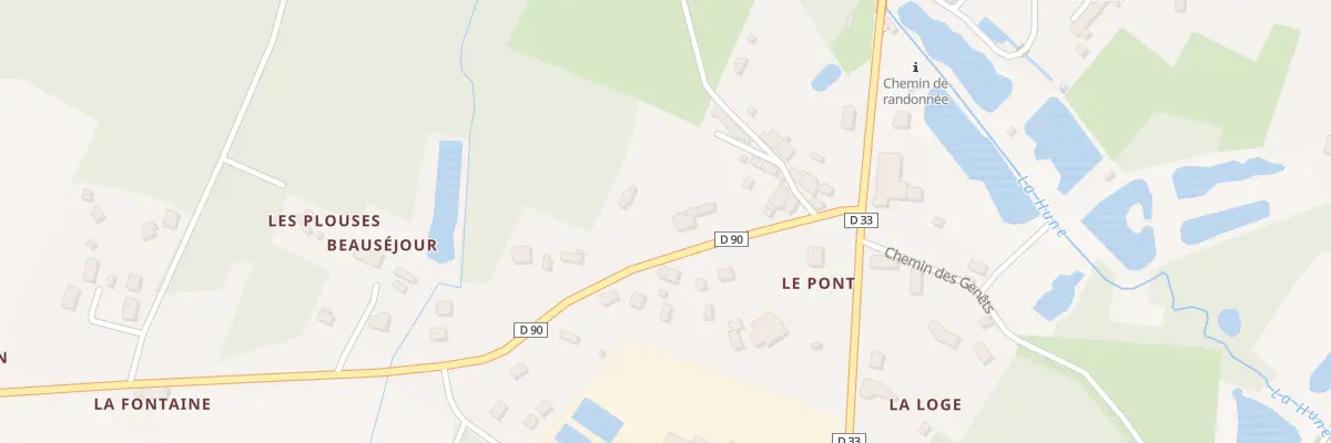 Plan du 8 Rte de Challes à Val-de-la-Hune