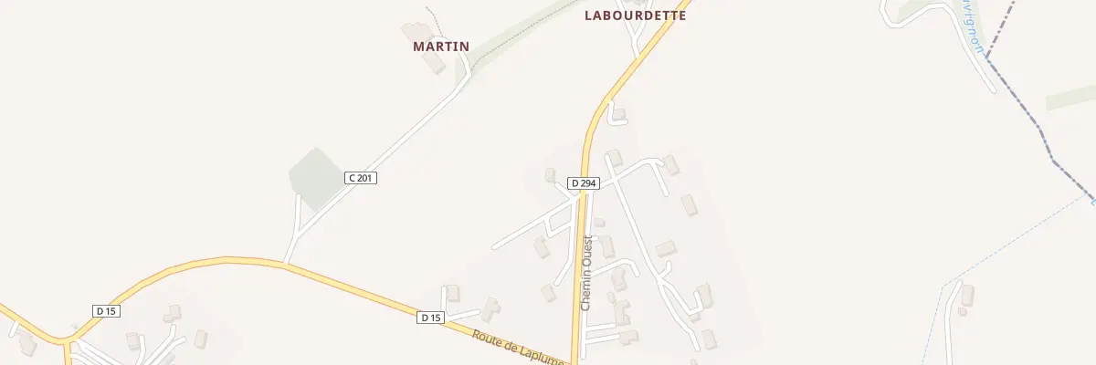 Plan du 163 Rte de Moncaut à Saumont