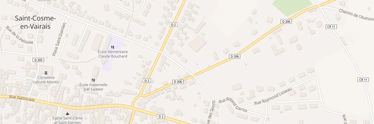 Plan du 5 Rue des Sports à Saint-Cosme-en-Vairais