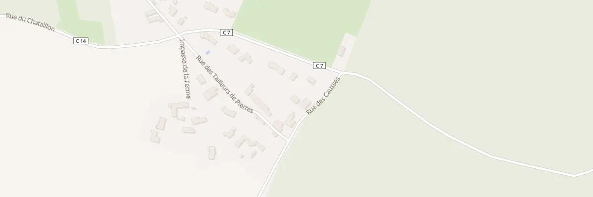 Plan du 207 Rue des Tailleurs de Pierres à Dissay