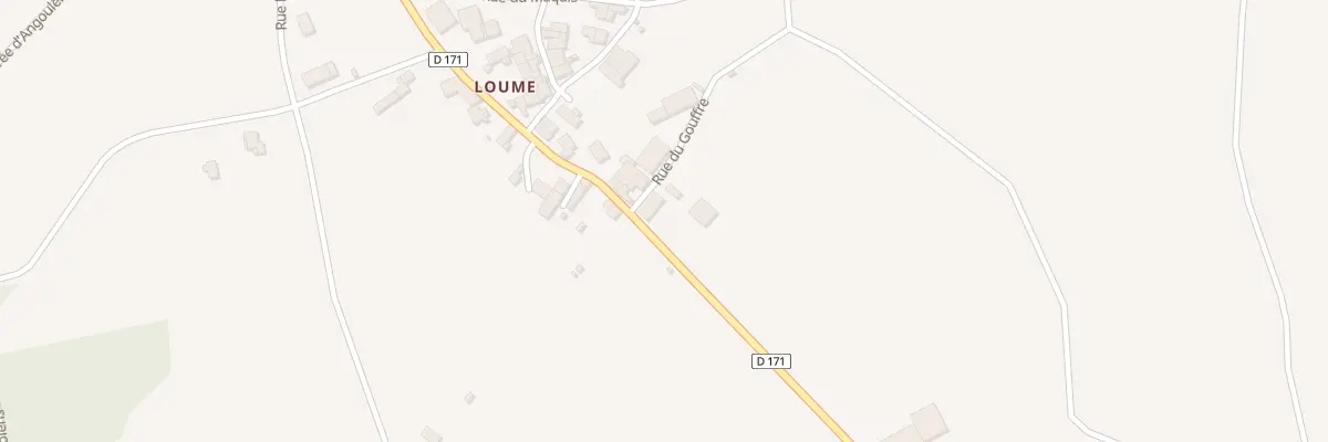 Plan du 11 Loume à Benest