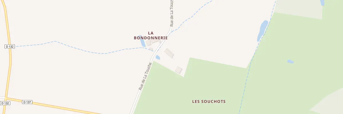 Plan du 117 Les Souchots à Avon-les-Roches