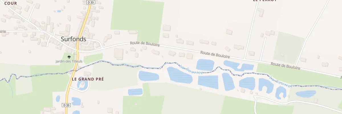 Plan du 7 Rte de Bouloire à Surfonds