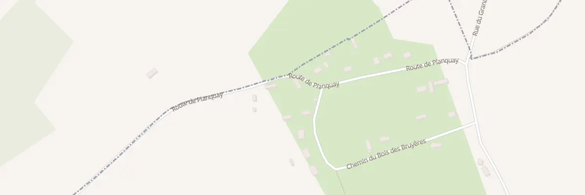 Plan du 11 Rte du Planquay à Saint-Vincent-du-Boulay