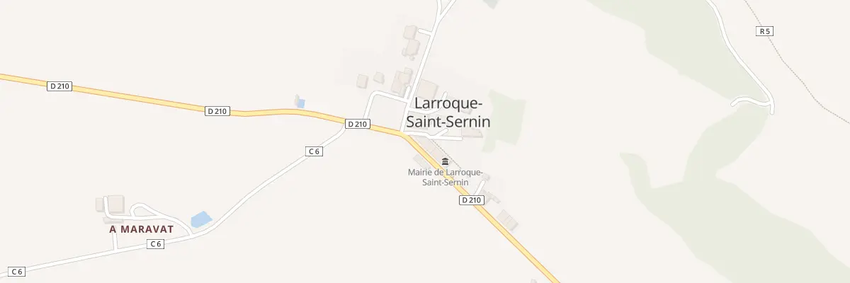 Plan du 5016 Au Village à Larroque-Saint-Sernin