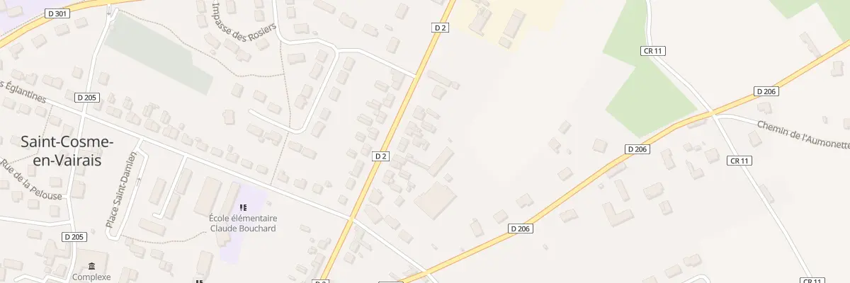 Plan du 23 Av Eugène Gourdeau à Saint-Cosme-en-Vairais