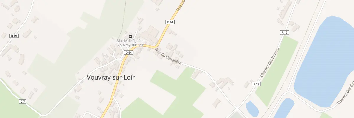 Plan du 7 Rte de la Vallee à Montval-sur-Loir