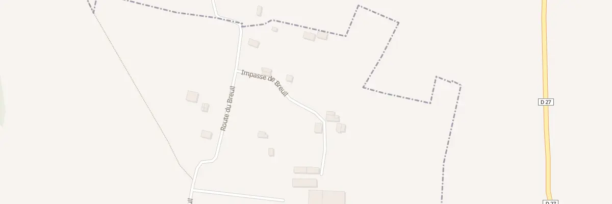 Plan du 66 Imp du Breuil à Morainville-Jouveaux