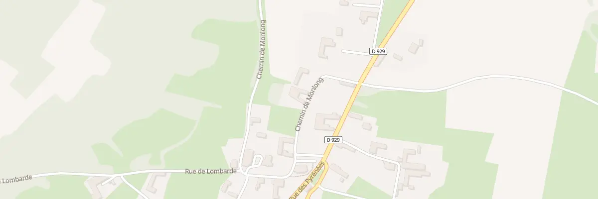 Plan du 119 Rue du Padouen à Monlong