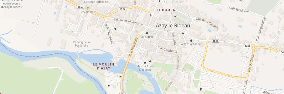 Plan du 9 Rue Pasteur à Azay-le-Rideau