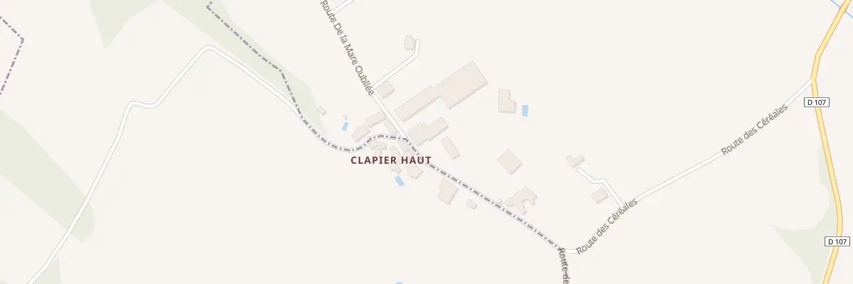 Plan du 17A Clapier Haut à Ribagnac