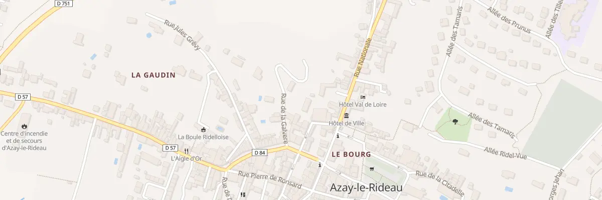 Plan du 6 Rue de la Galvère à Azay-le-Rideau