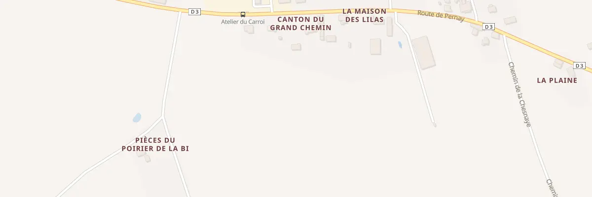 Plan du 644 Rte de Pernay à Ambillou