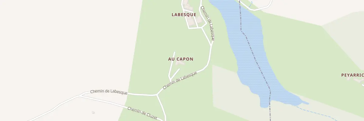 Plan du 275 Che de Labesque à Lamazère