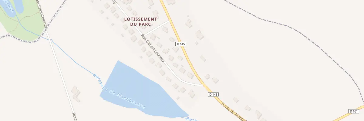 Plan du 334 Rte de Monbahus à Saint-Colomb-de-Lauzun