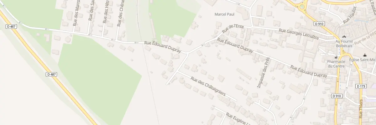 Plan du 71 Rue des Chataigniers à Bolbec