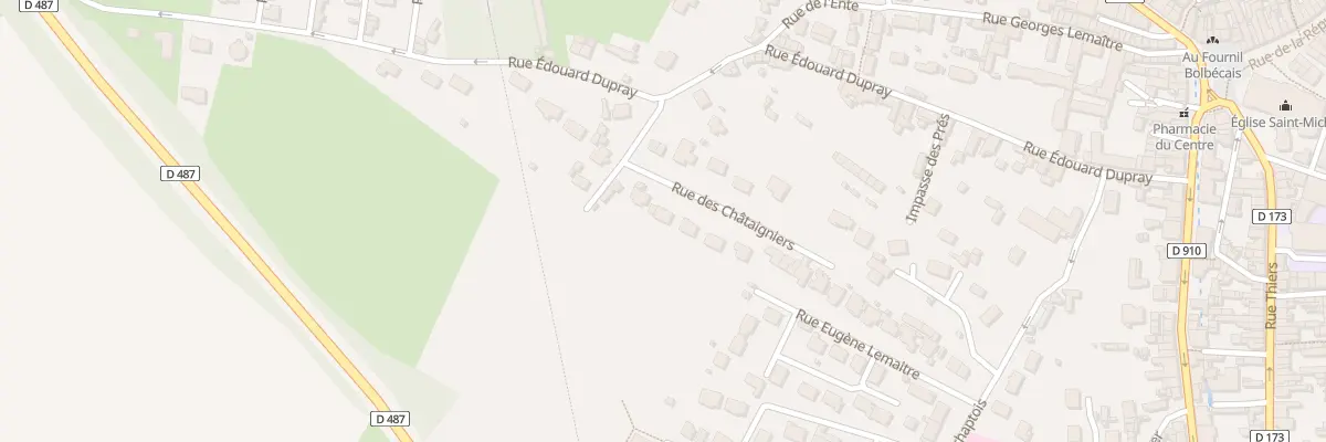 Plan du 166 Rue des Chataigniers à Bolbec