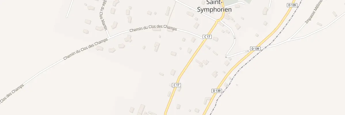 Plan du 145 Rue de la Liberté à Saint-Symphorien
