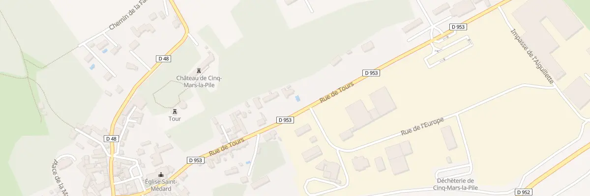 Plan du 28 Rue de Tours à Cinq-Mars-la-Pile