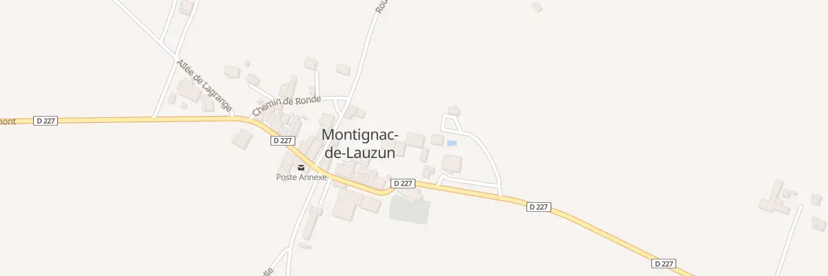Plan du 4 Le Bourg-est à Montignac-de-Lauzun