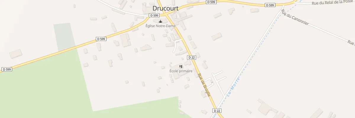Plan du 5 Rue de Broglie à Drucourt
