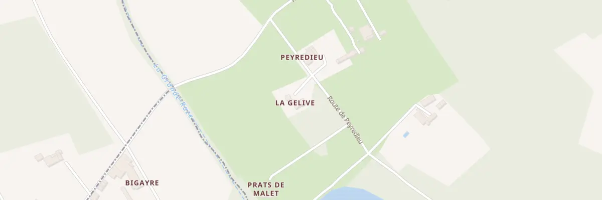 Plan du 724 Rte de Peyredieu à Saint-Sardos