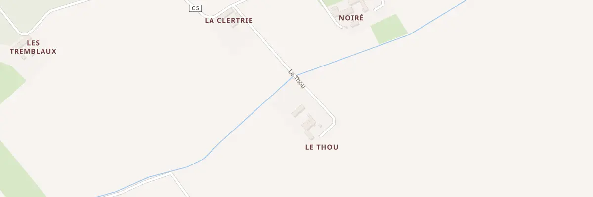 Plan du 270 Le Thou à Marigny-Marmande