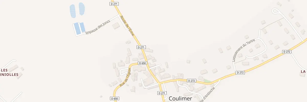 Plan du 1 Rue de la Forge à Coulimer