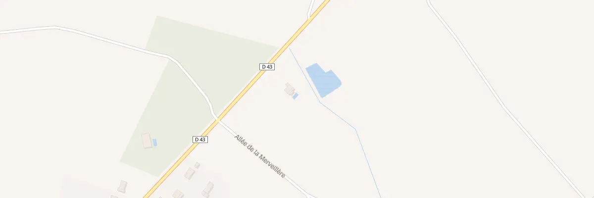 Plan du 50 Rue des Blanchards à Thuré