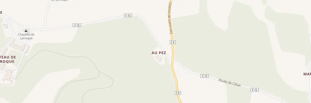 Plan du 6001 Rte de César à Ordan-Larroque