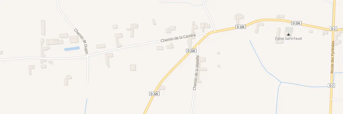 Plan du 5000 A la Cigale à Saint-Ost