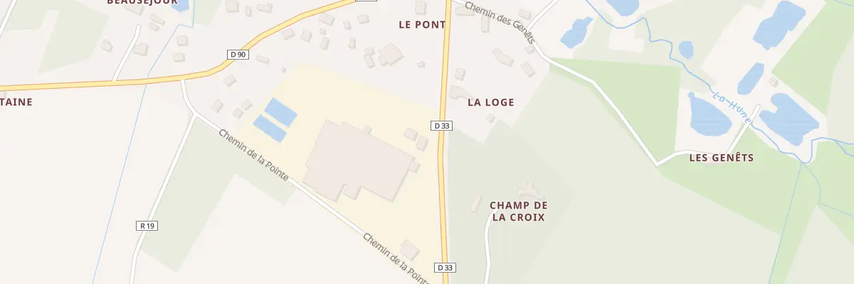 Plan du 4 Rte du Grand Luce à Val-de-la-Hune