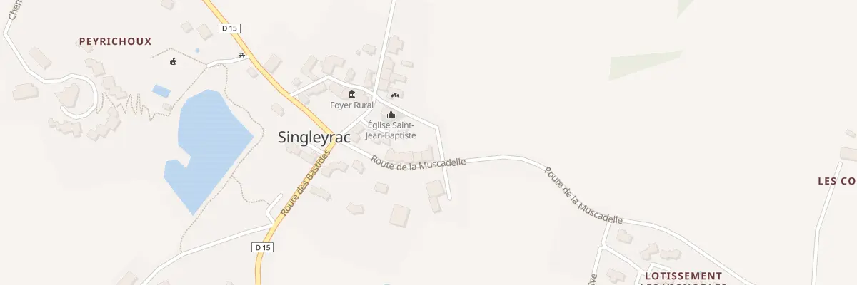 Plan du 129 Rte de la Muscadelle à Singleyrac