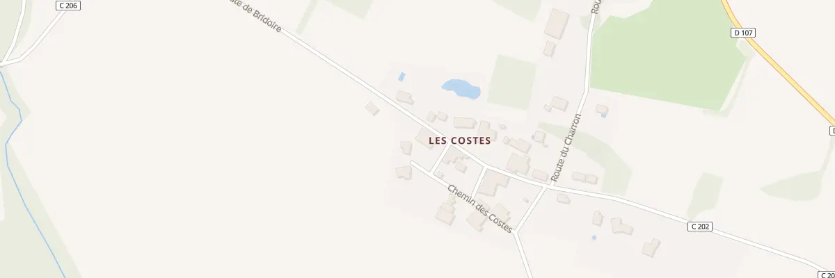 Plan du 11C Les Costes à Ribagnac