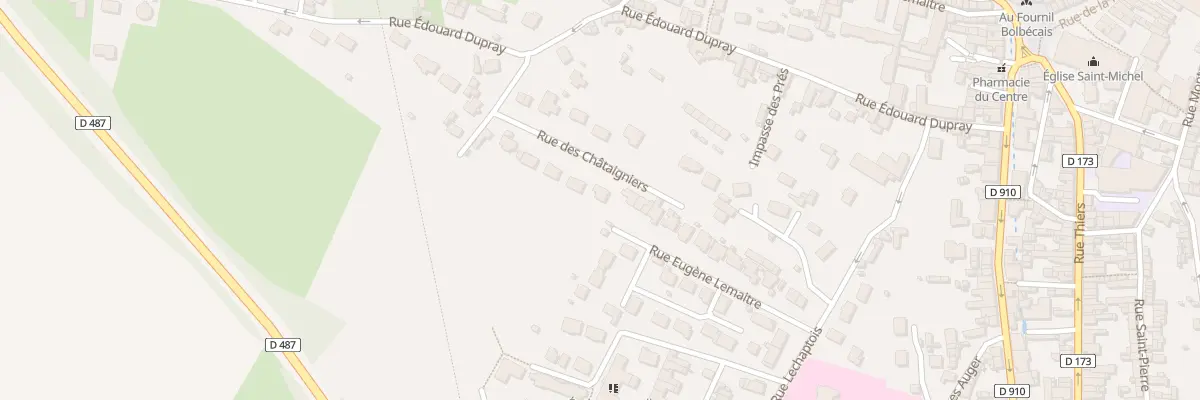 Plan du 228 Rue des Chataigniers à Bolbec