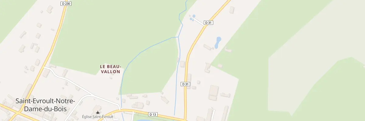 Plan du 147 Rte de la Ferte-Fresnel à Saint-Evroult-Notre-Dame-du-Bois