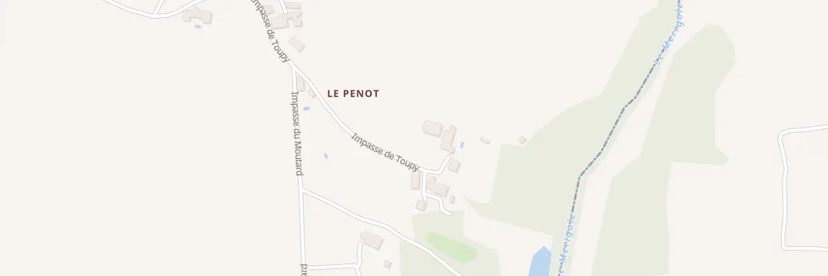 Plan du 45 Le Penot à Razac-d’Eymet