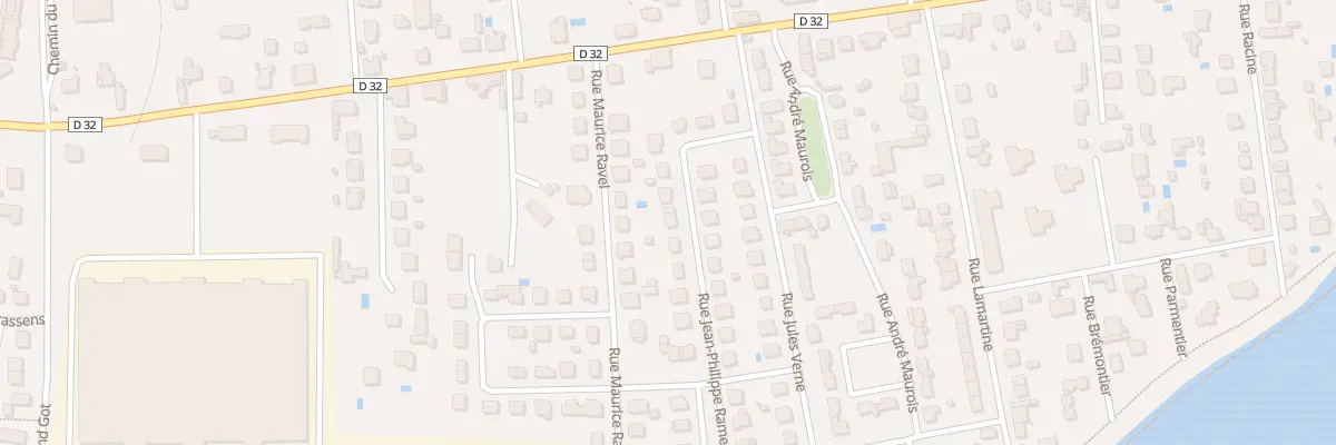 Plan du 30 Rue J Ph Rameau à Bergerac