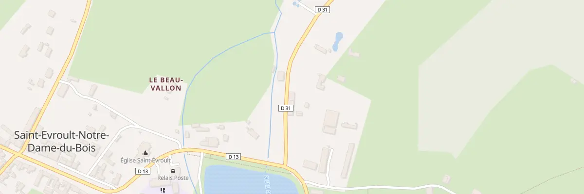 Plan du 112 Rte de la Ferte-Fresnel à Saint-Evroult-Notre-Dame-du-Bois
