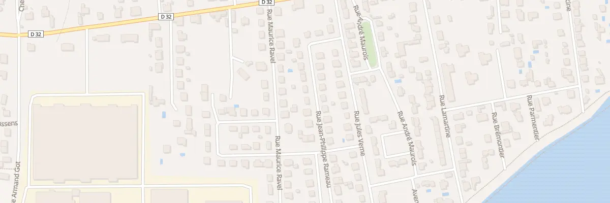 Plan du 26 Rue J Ph Rameau à Bergerac